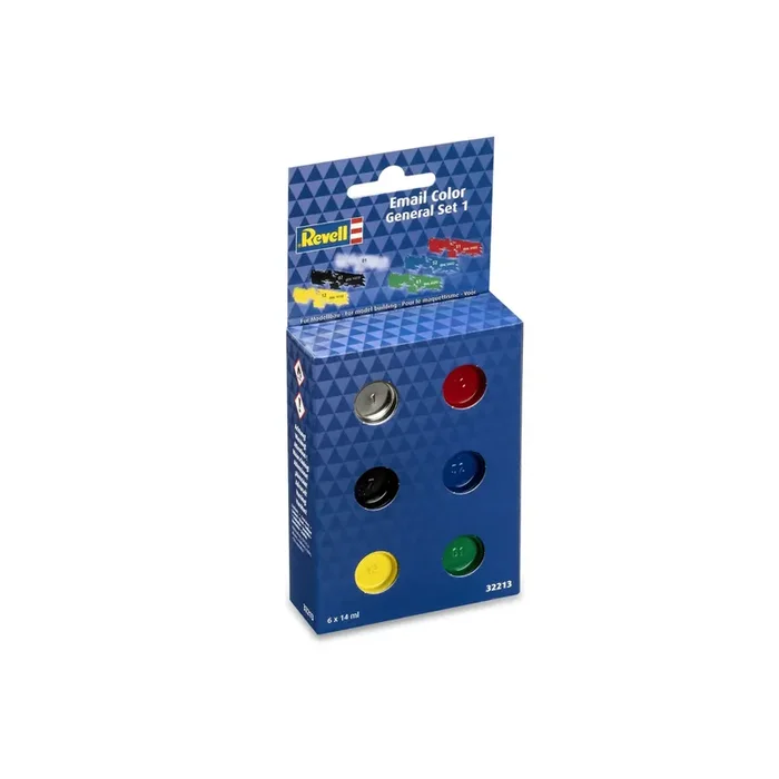 Pintura Email Color – General Set 1 – Gloss (6x 14ml)