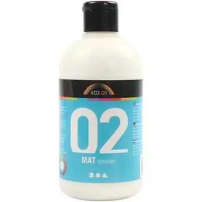 Pinturas Pintura A-Color Ready Mix Paint, blanco, 02-mate (color poster), 500ml