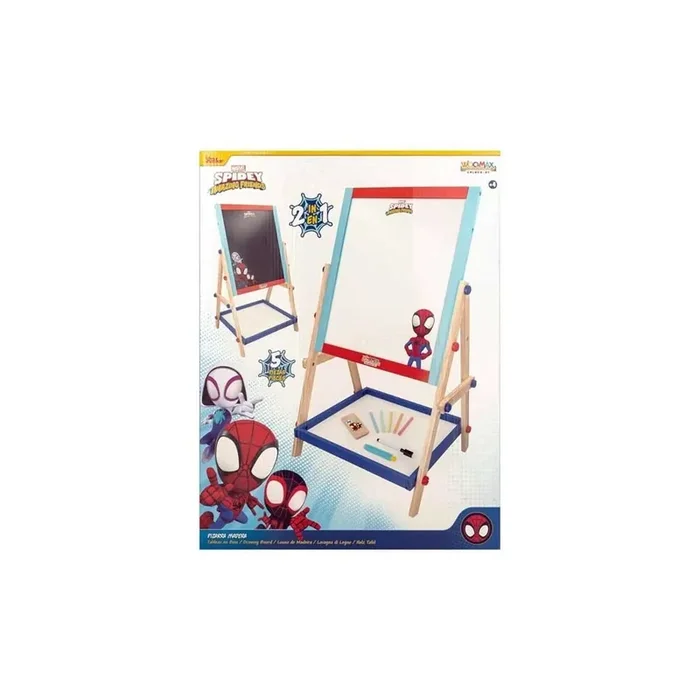 Pizarra Madera Caballete Spiderman