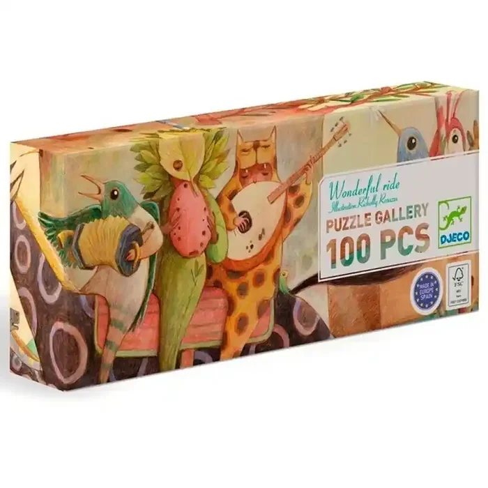 Puzle Galería Wonderful Ride 100 piezas – Djeco