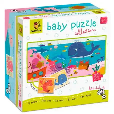 Puzzles hasta 50 piezas Baby Puzzle Collection El Mar – 32 piezas