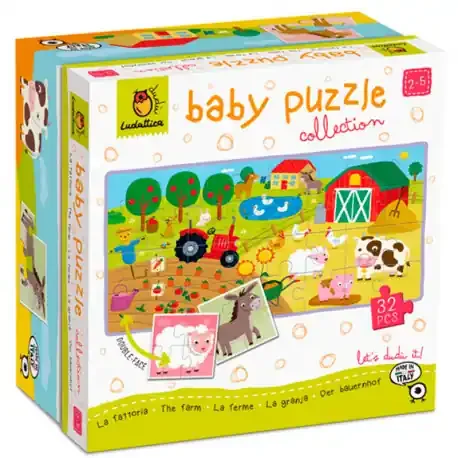 Puzzles hasta 50 piezas Baby Puzzle Collection La Granja – 32 piezas