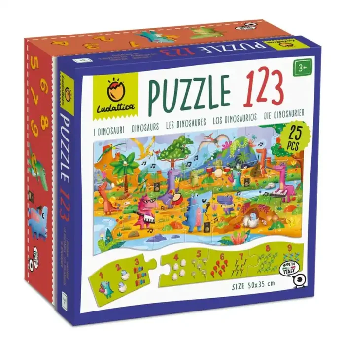 Puzzles hasta 50 piezas Puzzle 123 – Los Dinosaurios