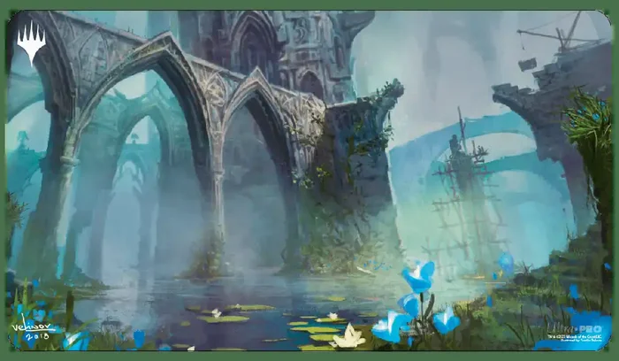 Ravnica Remastered House Dimir Watery Grave Alfombrilla de juego estándar para Magic The Gathering