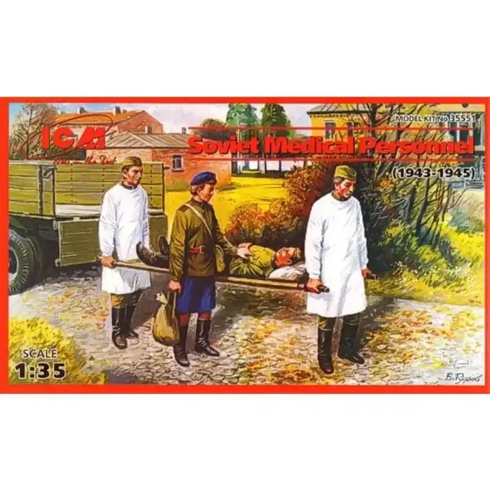 Soviética Médica Personal ( 1943-1945 ) Juego de 4 figuras