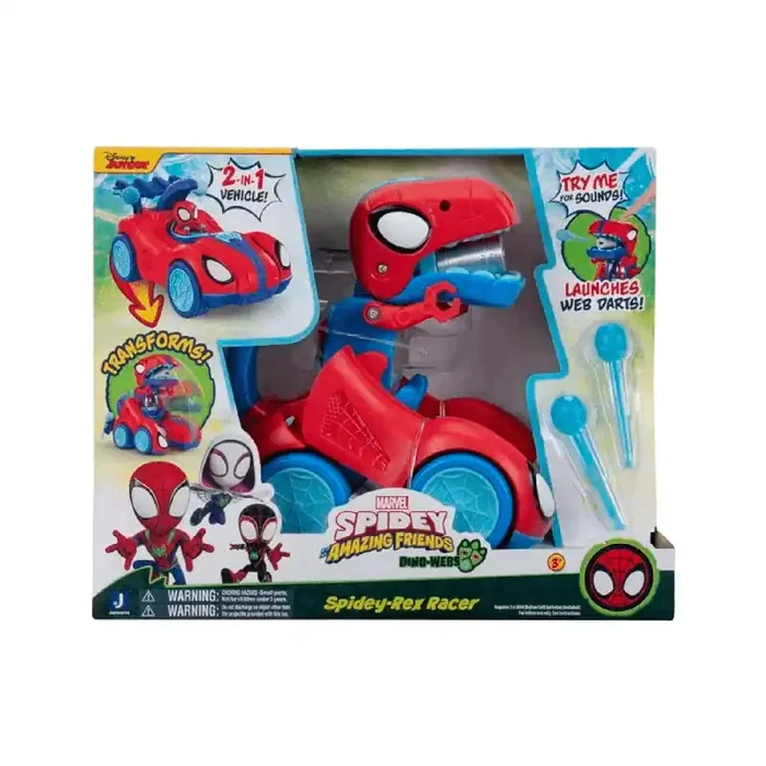Spiderman Spider Rex Racer ¡El vehículo perfecto para tu héroe arácnido!