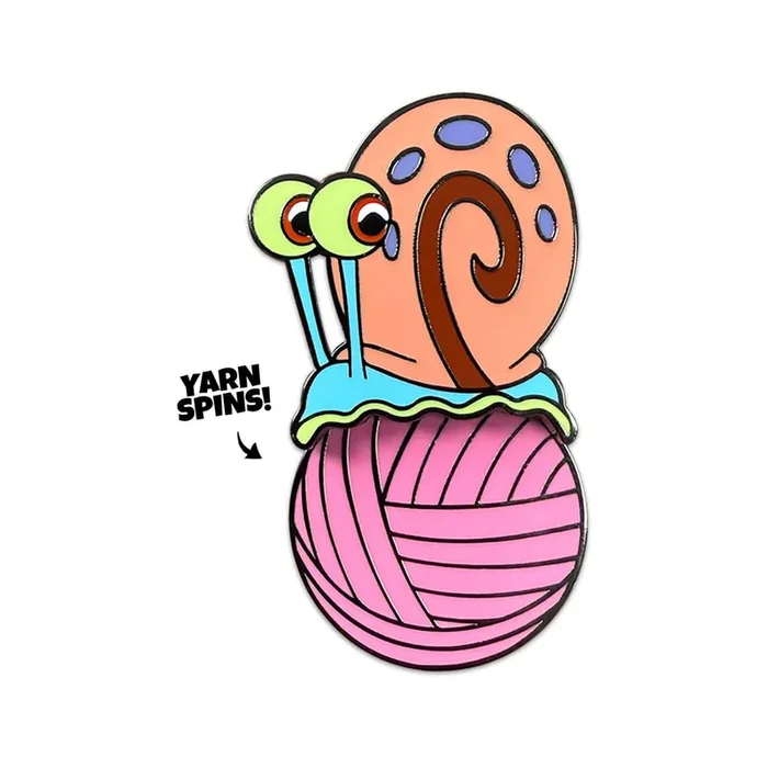 SpongeBob SquarePants – Gary Yarn Spinning 5cm Pin