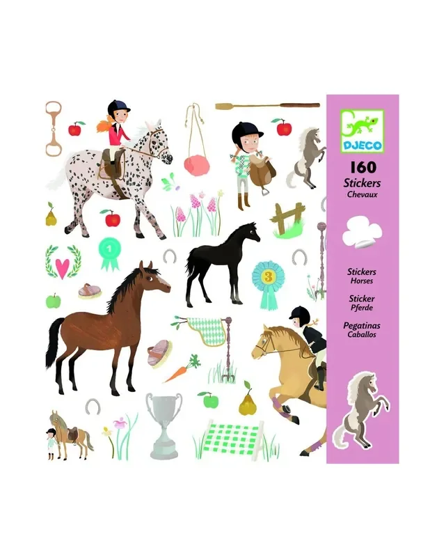 Stickers Caballos – 160 pzs