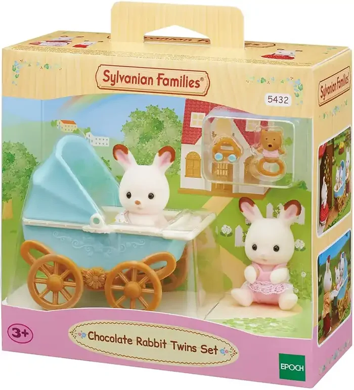 Sylvanian Families – Cochecito Conejitos Gemelos