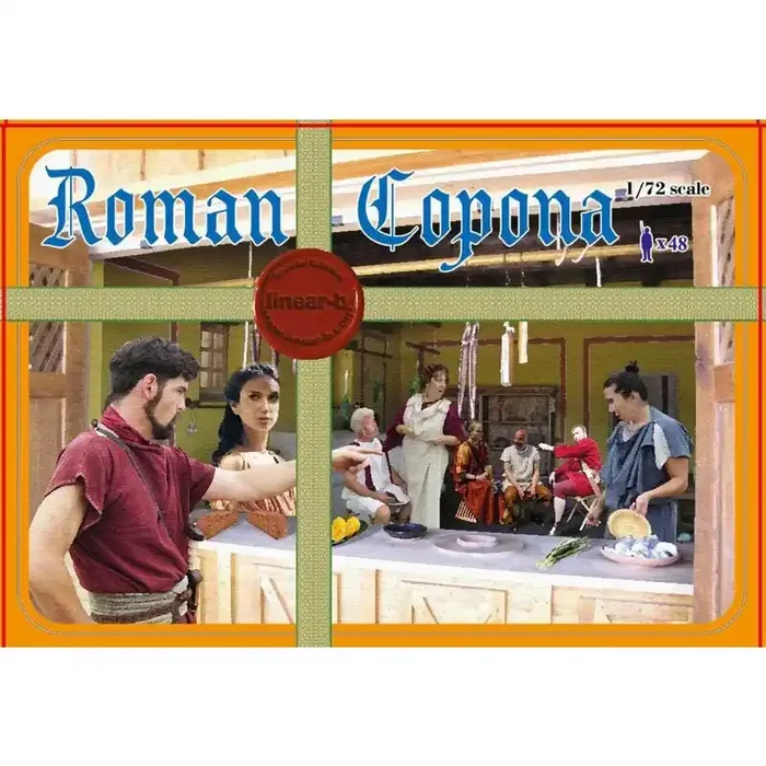 Taberna romana de 48 figuras en 12 poses.