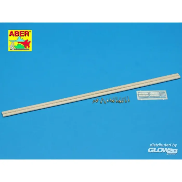 Telegraph-pillar set for 2 cross bars with 4 insulators each