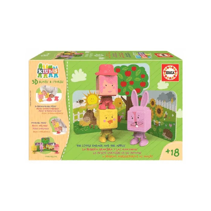 The Kiubis 3 Personajes La Pequeña Granja y Las Manzanas