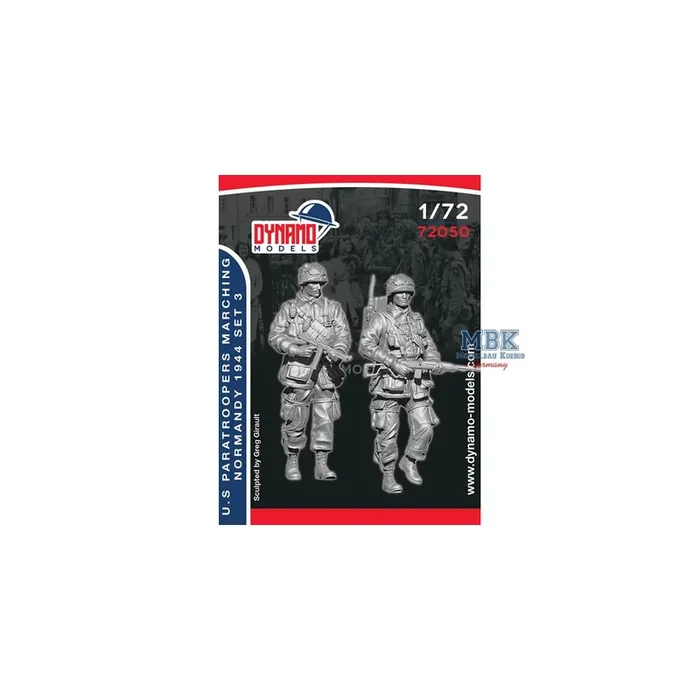 U.S Paratroopers Marching (Normandy 1944) Set 3