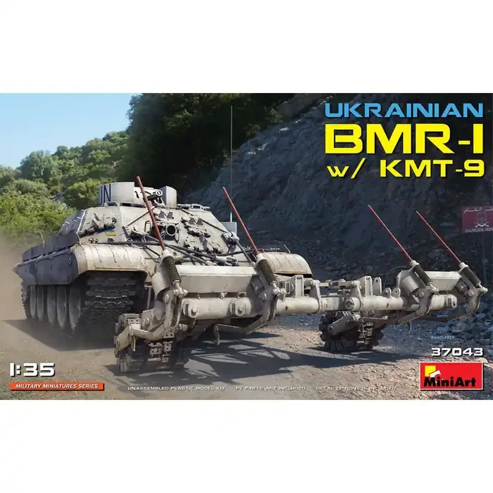 Ucrania BMR-1 con KMT-9 MODELO muy detallada abierto o cerrado todas las escotillas se pueden plantear TRABAJABLE RMSh PISTAS
