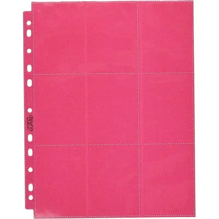Ultimate Guard 18-Pocket Pages Side-Loading Red (50)