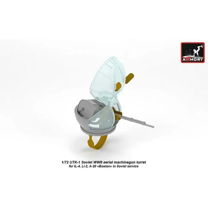 UTK-1 Soviet WWII machine gun turret for the Iyushin IL-4, Li-2, Douglas A-20 Boston (designed to be used with Special Hobby kit