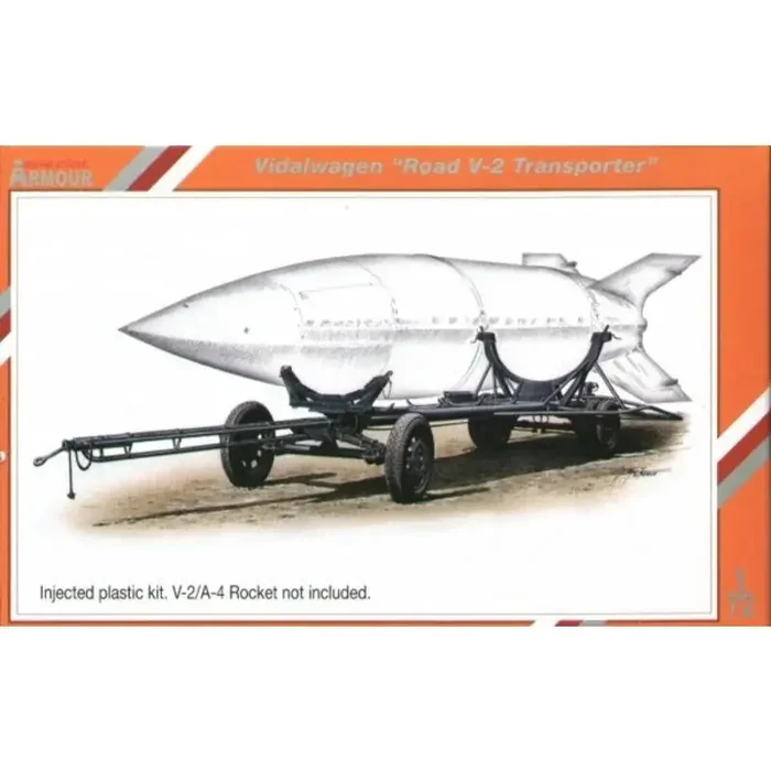 Vidawagen Street V-2 rocket transporter. The second kit from the Special Armour series offers the special trailer for transporti