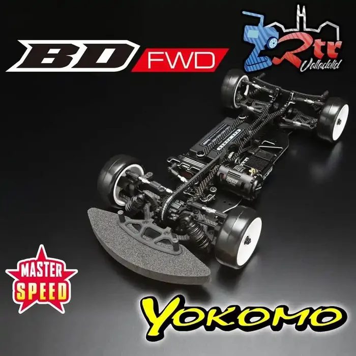 Yokomo Master Speed BDFWD 4WD Chasis de Aluminio Kit Eléctrico Touring Competición